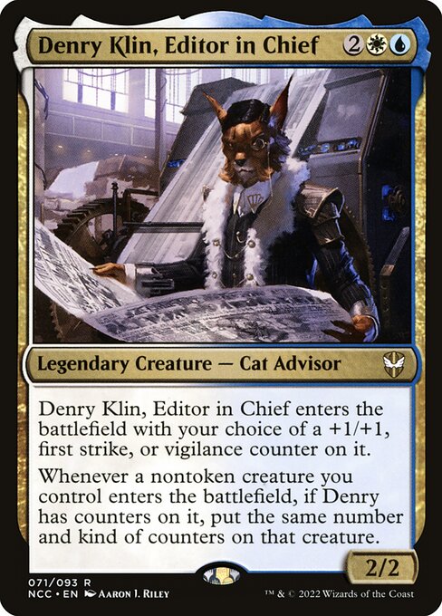 Denry Klin, Editor in Chief (71) [New Capenna Commander]