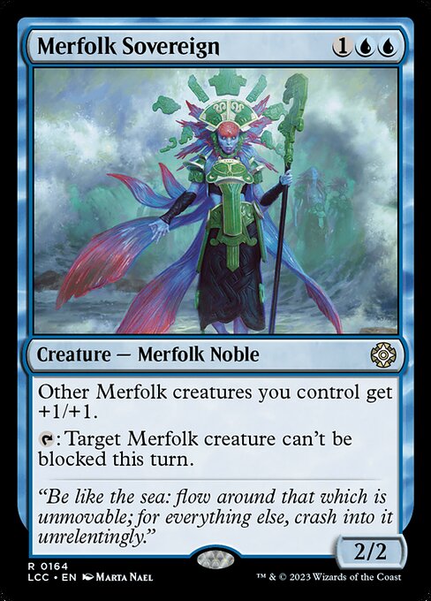 Merfolk Sovereign (164) [The Lost Caverns of Ixalan Commander]