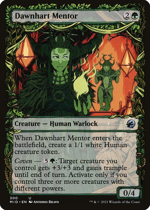 Dawnhart Mentor (300) [Innistrad: Midnight Hunt] [Showcase]