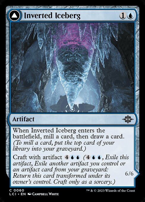 Inverted Iceberg // Iceberg Titan (60) [The Lost Caverns of Ixalan]