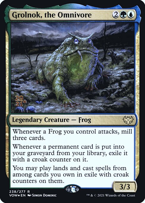 Grolnok, the Omnivore (238s) [Innistrad: Crimson Vow Promos]