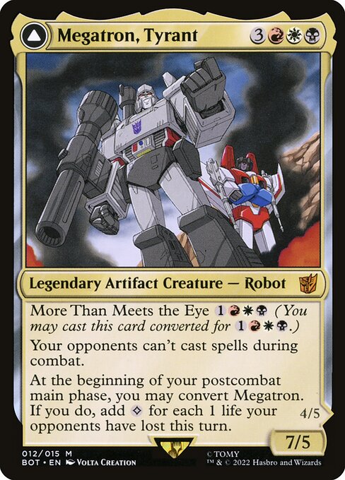 Megatron, Tyrant // Megatron, Destructive Force (12) [Transformers]