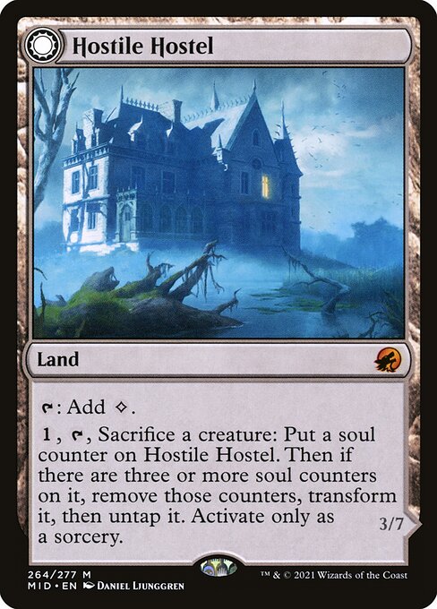 Hostile Hostel // Creeping Inn (264) [Innistrad: Midnight Hunt]