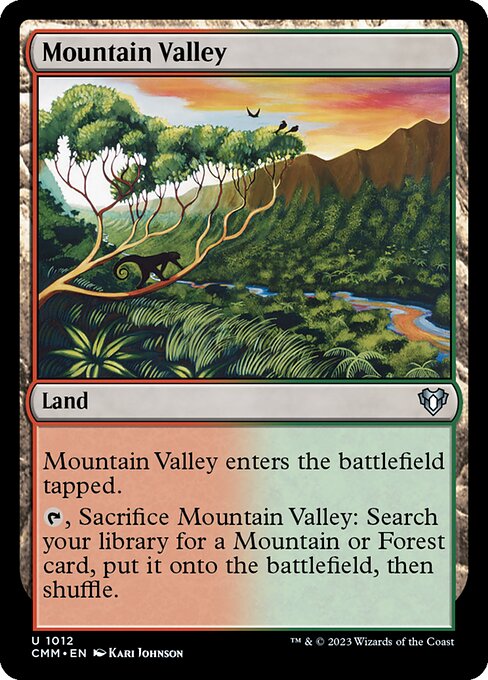 Mountain Valley (1012) [Commander Masters]
