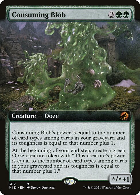 Consuming Blob (362) [Innistrad: Midnight Hunt] [Extended Art]