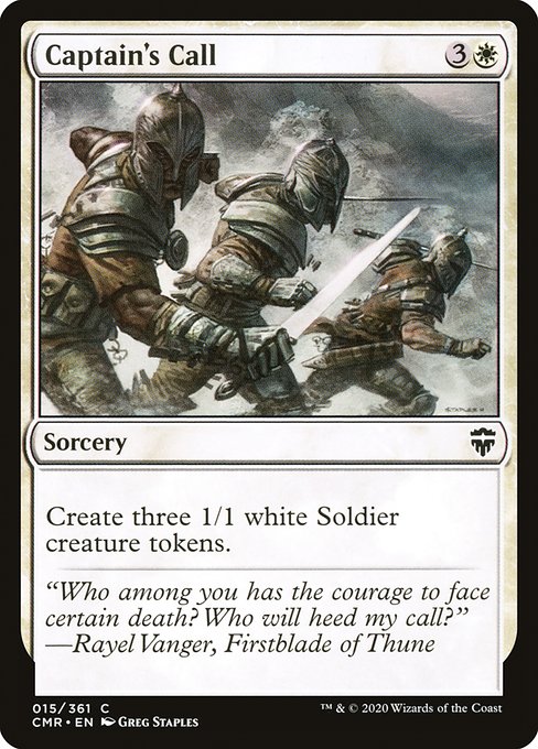 Captain's Call (15) [Commander Legends]