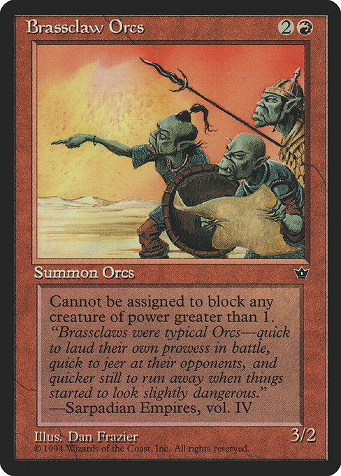 Brassclaw Orcs (49b) [Fallen Empires]