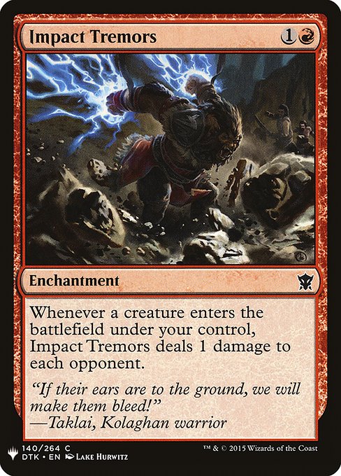 Impact Tremors (DTK-140) [The List]