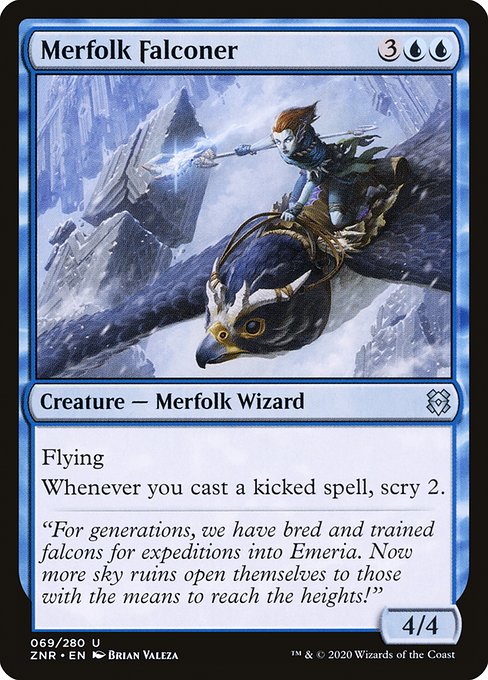 Merfolk Falconer (69) [Zendikar Rising]