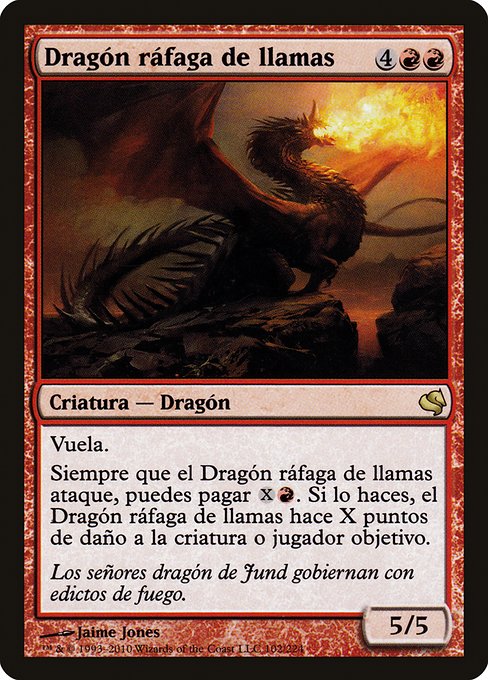Flameblast Dragon (102) [Salvat 2011]