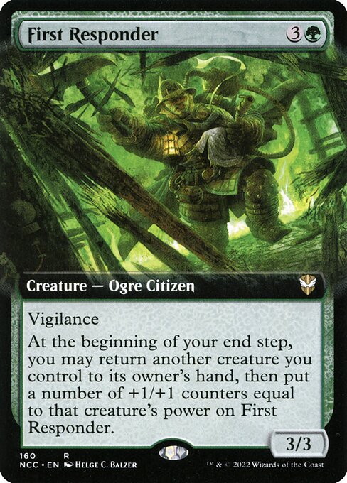 First Responder (160) [New Capenna Commander] [Extended Art]