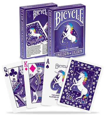 Bicycle Unicorn Playing Cards image 0