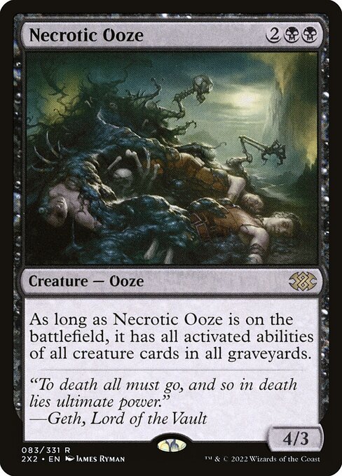 Necrotic Ooze (83) [Double Masters 2022]