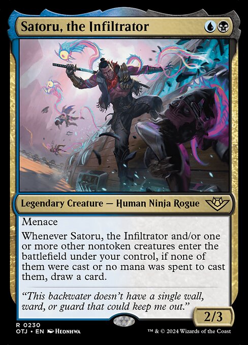 Satoru, the Infiltrator (230) [Outlaws of Thunder Junction]