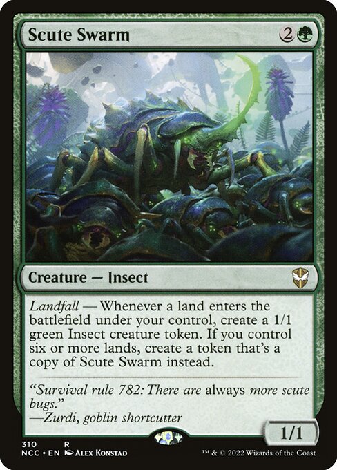 Scute Swarm (310) [New Capenna Commander]