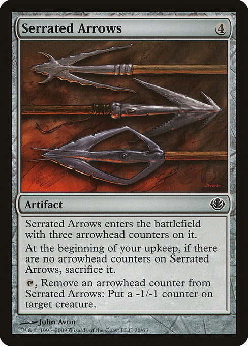 Serrated Arrows (20) [Duel Decks: Garruk vs. Liliana]