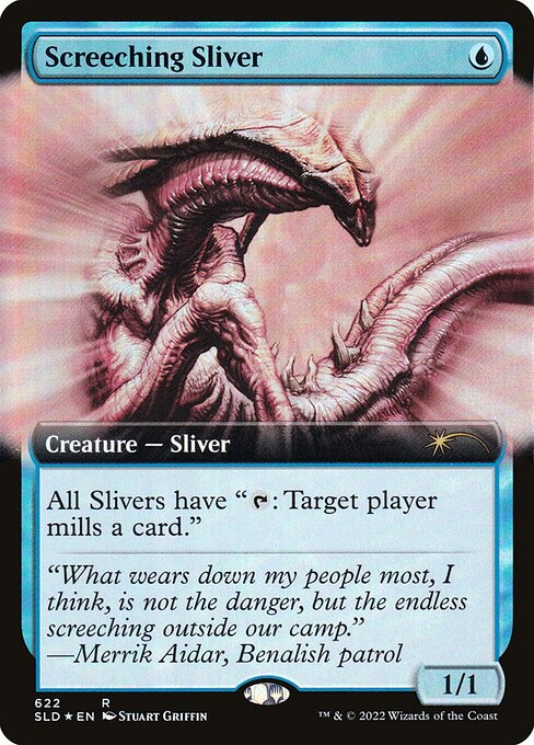 Screeching Sliver (622) [Secret Lair Drop] [Extended Art]