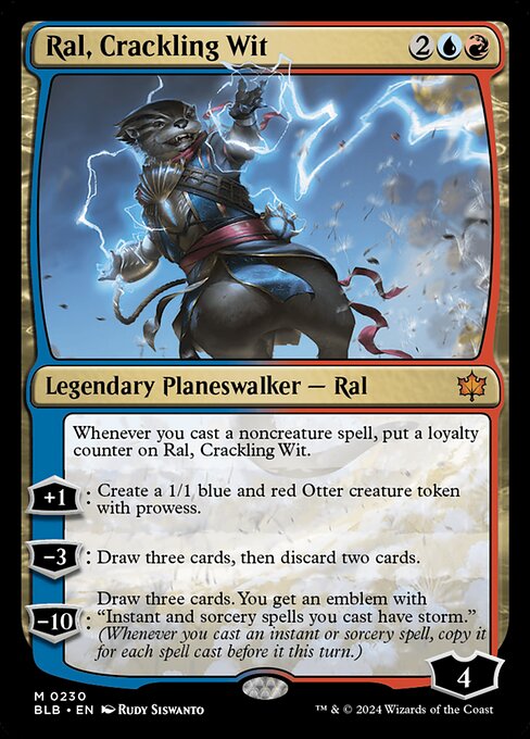 Ral, Crackling Wit (230) [Bloomburrow]