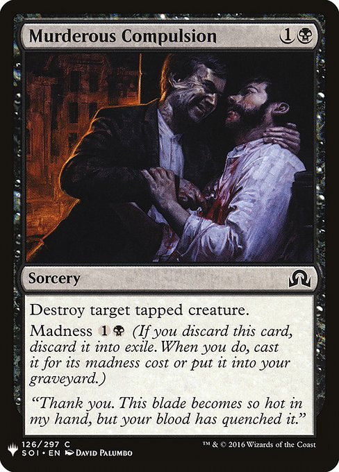 Murderous Compulsion (SOI-126) [The List]