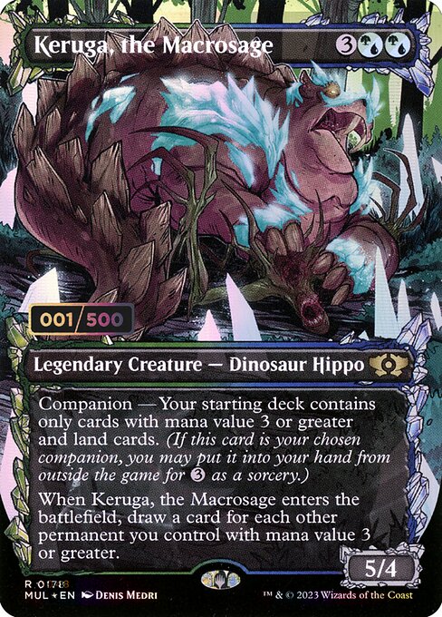 Keruga, the Macrosage (178z) [Multiverse Legends] [Showcase, Borderless]