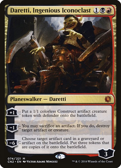 Daretti, Ingenious Iconoclast (74) [Conspiracy: Take the Crown]
