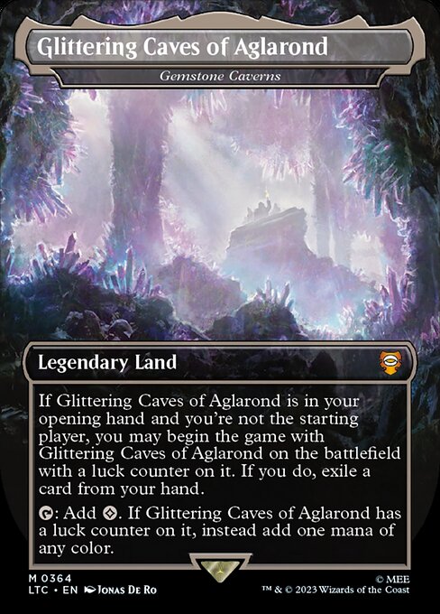 Gemstone Caverns (364) [Tales of Middle-earth Commander] [Borderless]