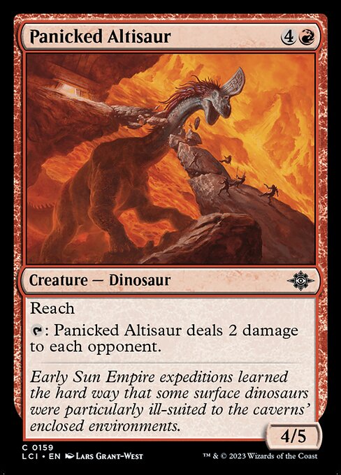 Panicked Altisaur (159) [The Lost Caverns of Ixalan]