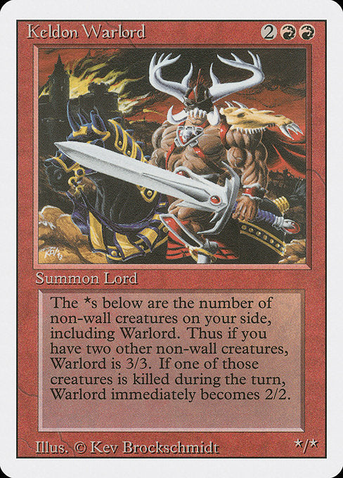 Keldon Warlord (160) [Revised Edition]
