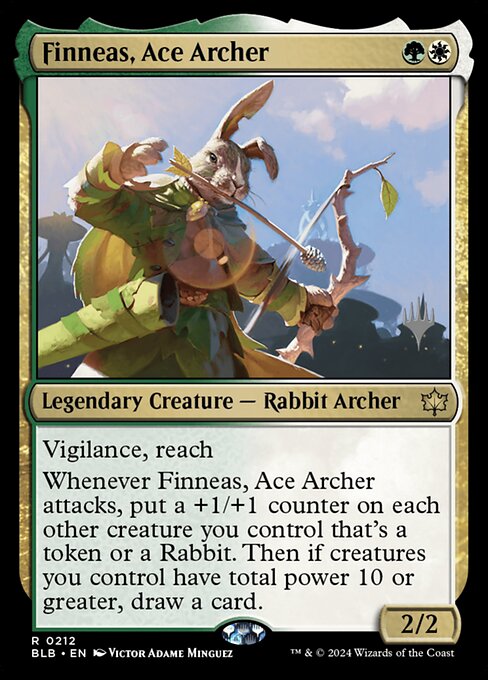 Finneas, Ace Archer (212p) [Bloomburrow Promos]