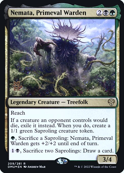 Nemata, Primeval Warden (209s) [Dominaria United Promos]