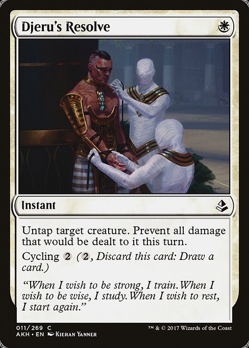 Djeru's Resolve (11) [Amonkhet]