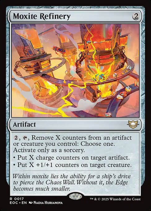 Moxite Refinery (17) [Edge of Eternities Commander]