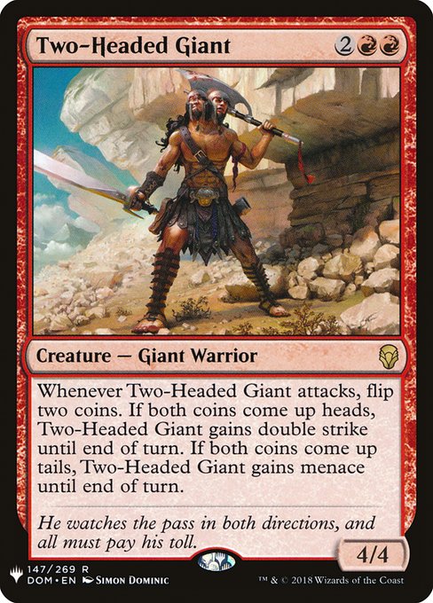 Two-Headed Giant (DOM-147) [The List]