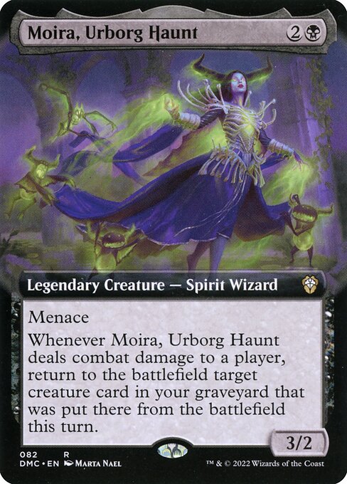 Moira, Urborg Haunt (82) [Dominaria United Commander] [Extended Art]
