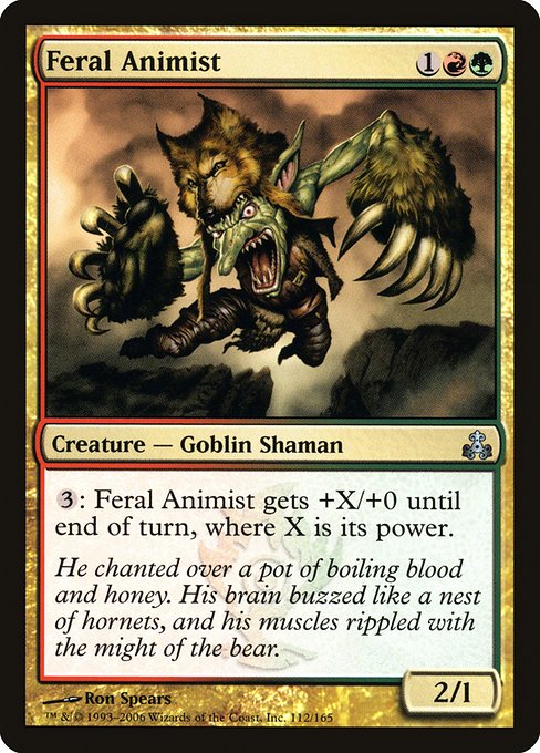 Feral Animist (112) [Guildpact]
