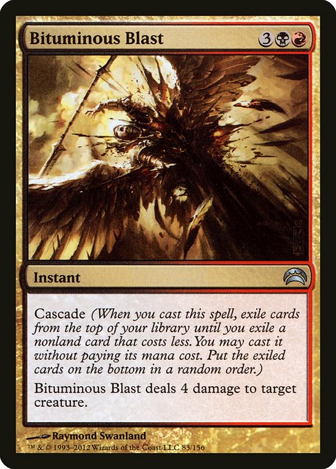 Bituminous Blast (83) [Planechase 2012]