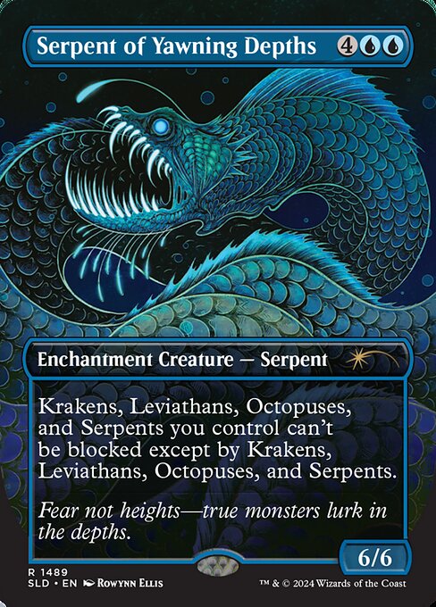 Serpent of Yawning Depths (1489) [Secret Lair Drop]