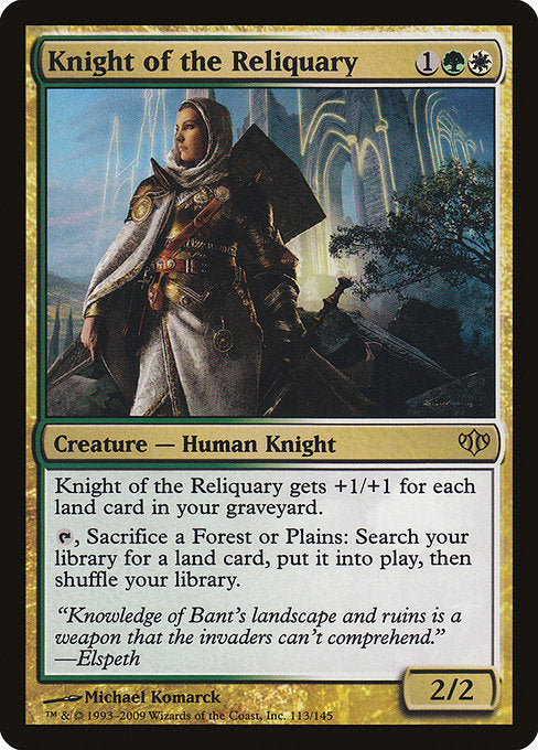 Knight of the Reliquary (113) [Conflux]