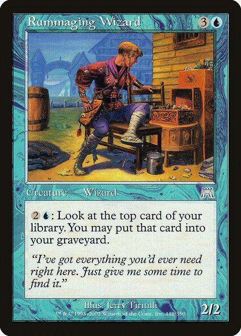 Rummaging Wizard (110) [Onslaught]
