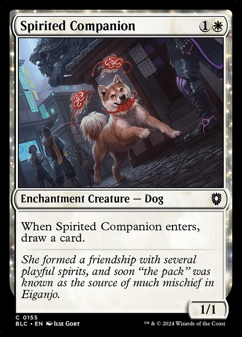 Spirited Companion (155) [Bloomburrow Commander]