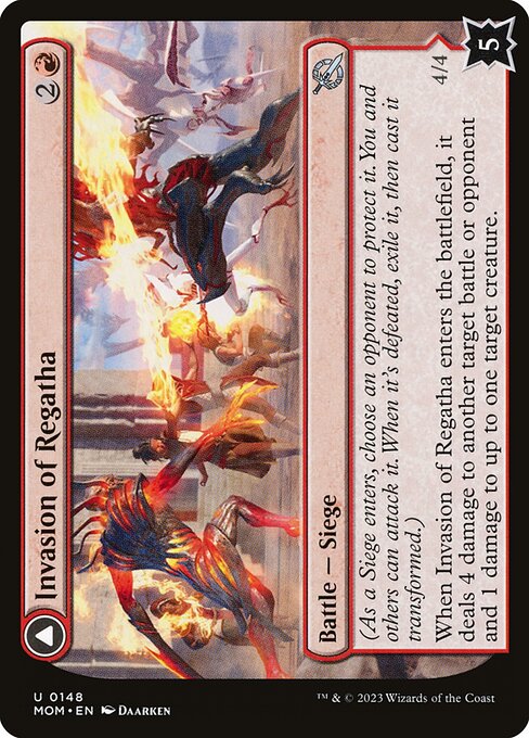 Invasion of Regatha // Disciples of the Inferno (148) [March of the Machine]