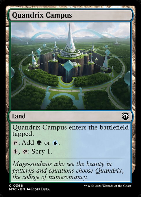 Quandrix Campus (366) [Modern Horizons 3 Commander]