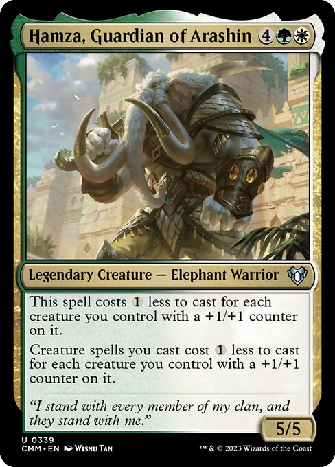Hamza, Guardian of Arashin (339) [Commander Masters]