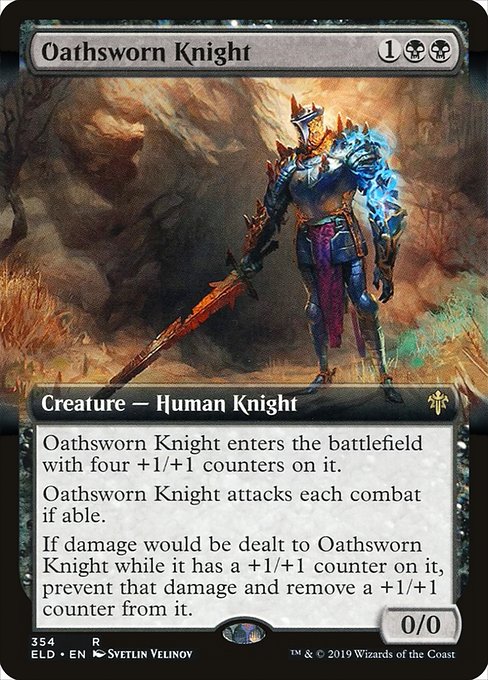 Oathsworn Knight (354) [Throne of Eldraine] [Extended Art]