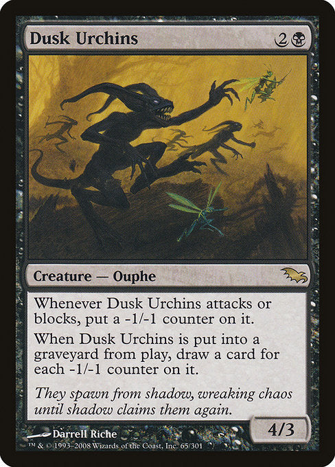 Dusk Urchins (65) [Shadowmoor]