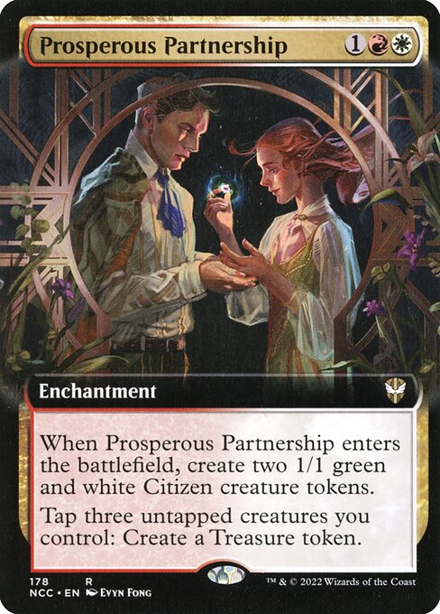 Prosperous Partnership (178) [New Capenna Commander] [Extended Art]