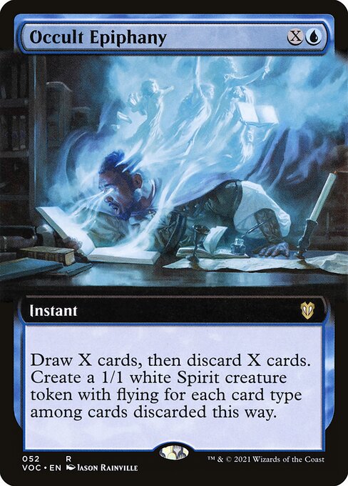 Occult Epiphany (52) [Crimson Vow Commander] [Extended Art]