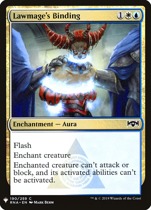 Lawmage's Binding (RNA-190) [The List]