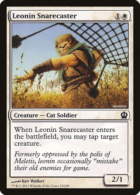 Leonin Snarecaster (23) [Theros]