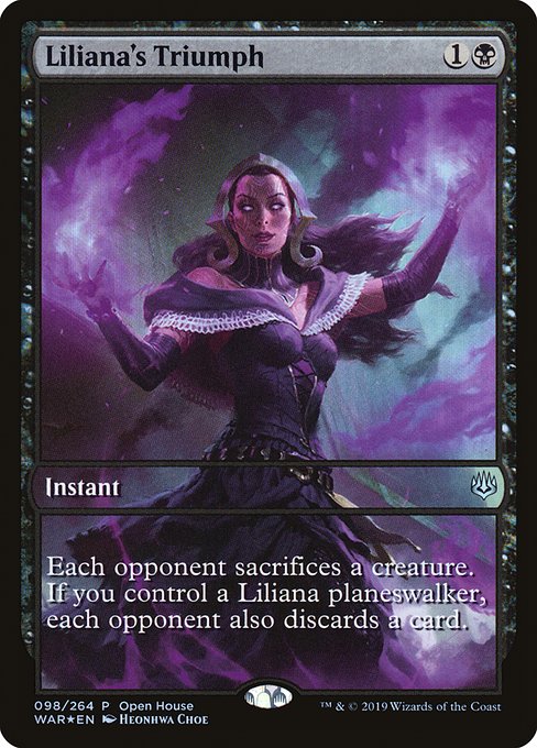 Liliana's Triumph (98) [War of the Spark Promos]